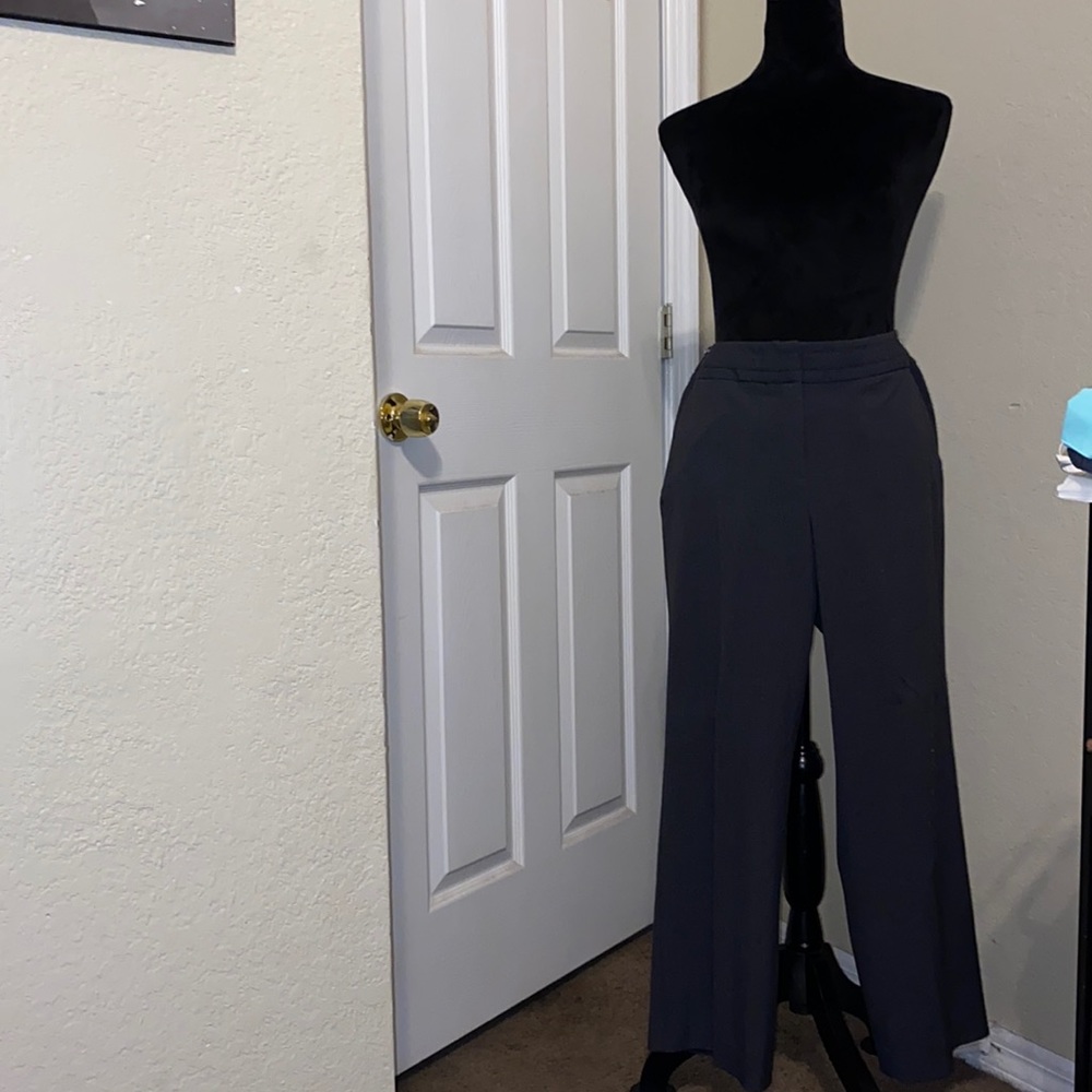 Sharagano flat front petite women’s dress pants